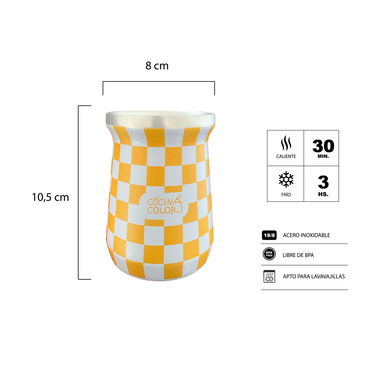Pack Mate Checker Amarillo + Bombilla Pro