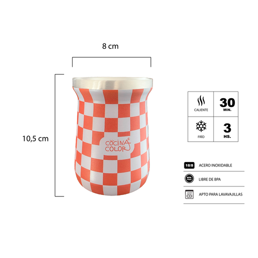 Mate Checker Salmón