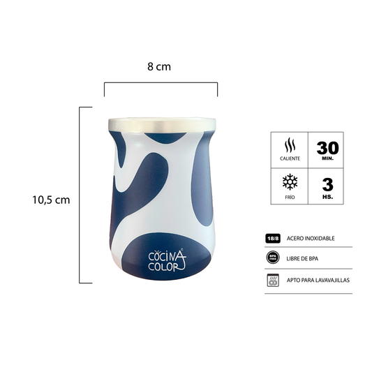 Mate Color Wave Azul