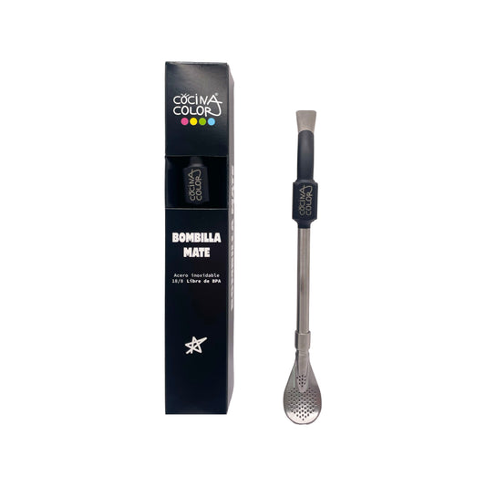 Bombilla Mate Pro Negra