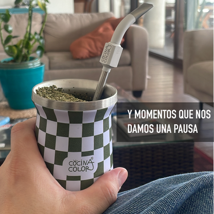 Pack Mate Checker Azul + Bombilla Pro