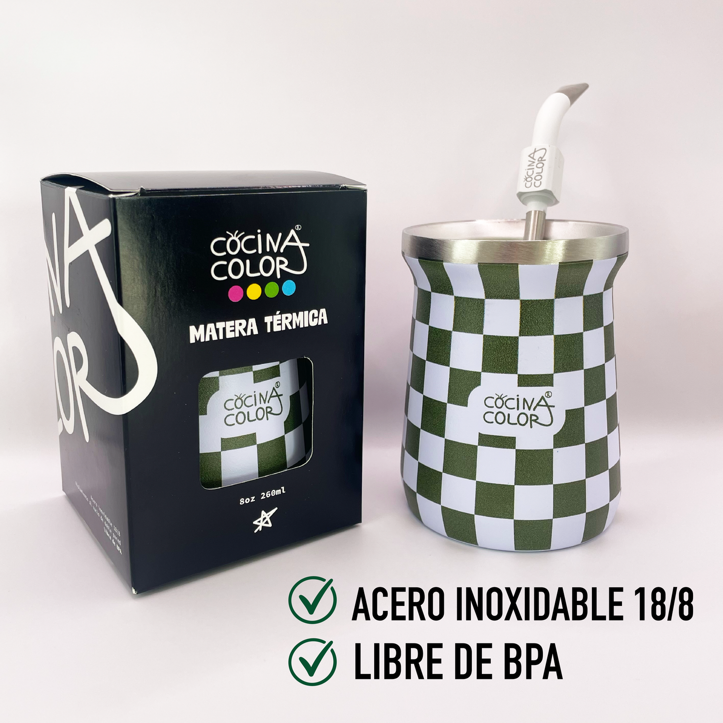 Pack Mate Checker Verde + Bombilla Pro