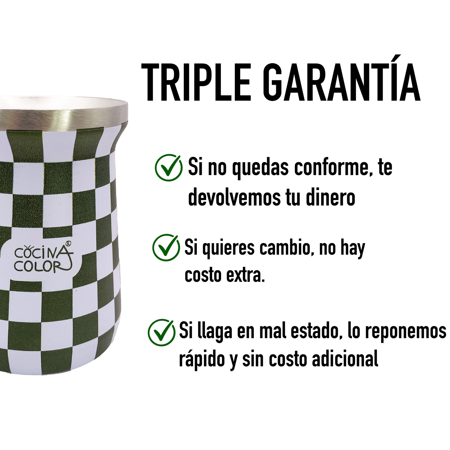 Pack Mate Checker Verde + Bombilla Pro