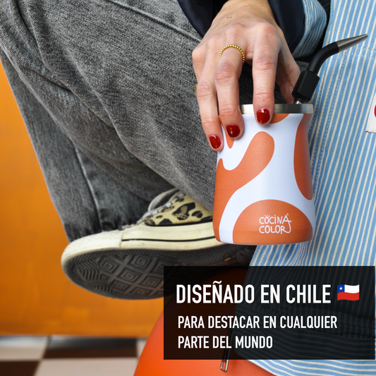 Pack Mate Color Wave Salmón + Bombilla Pro