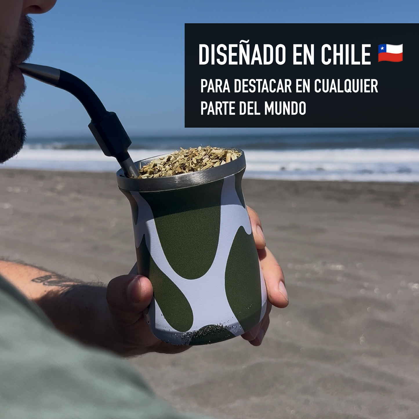 Pack Mate Color Wave Verde + Bombilla Pro