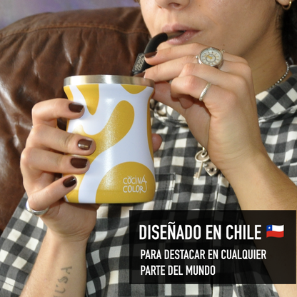 Pack Mate Color Wave Amarillo + Bombilla Pro