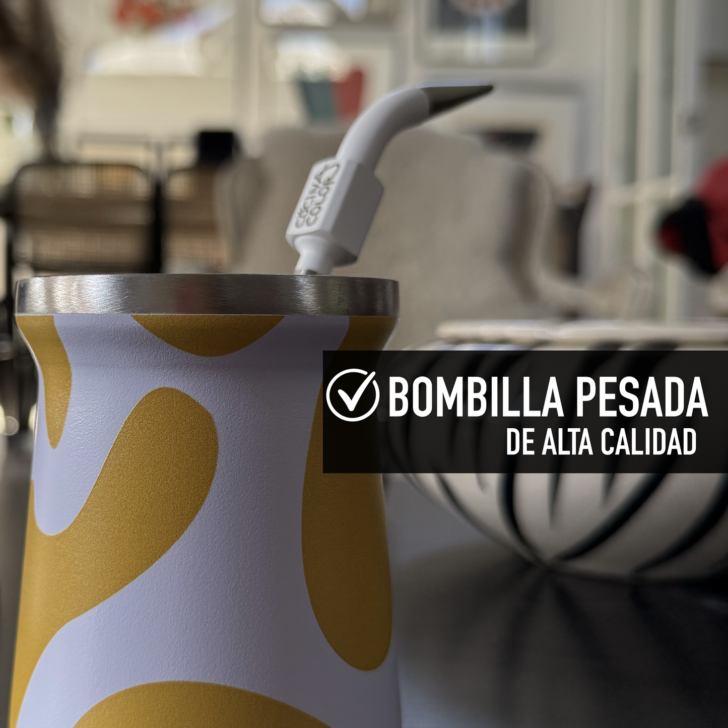 Pack Mate Color Wave Amarillo + Bombilla Pro