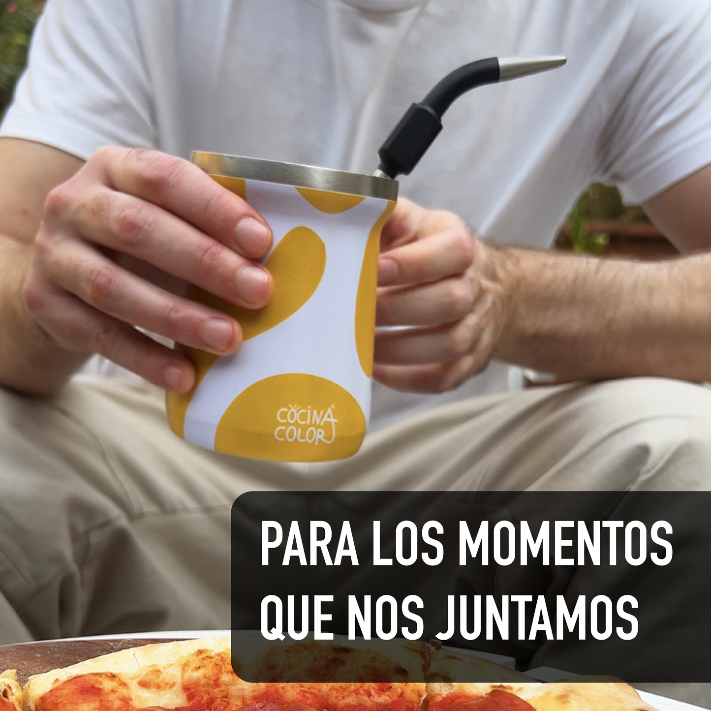 Pack Mate Color Wave Amarillo + Bombilla Pro