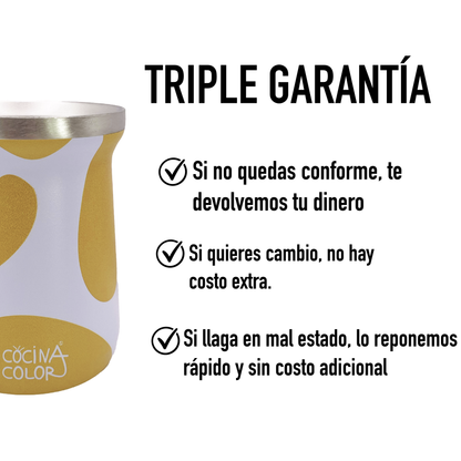 Pack Mate Color Wave Amarillo + Bombilla Pro