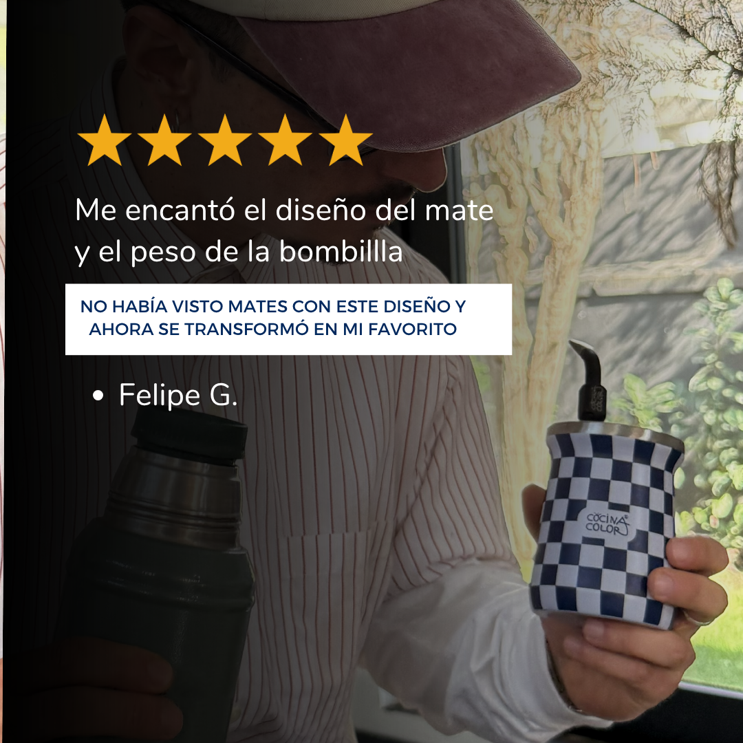 Pack Mate Checker Azul + Bombilla Pro