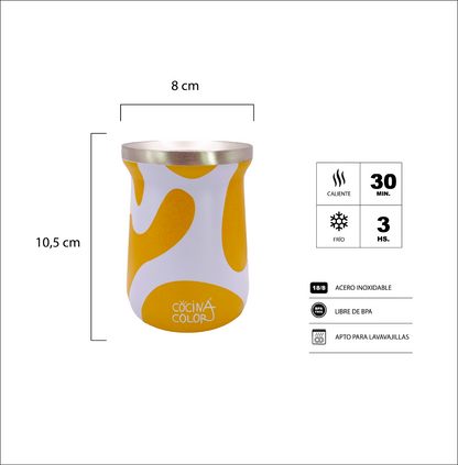 Pack Mate Color Wave Amarillo + Bombilla Pro