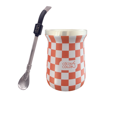 Pack Mate Checker Salmón + Bombilla Pro