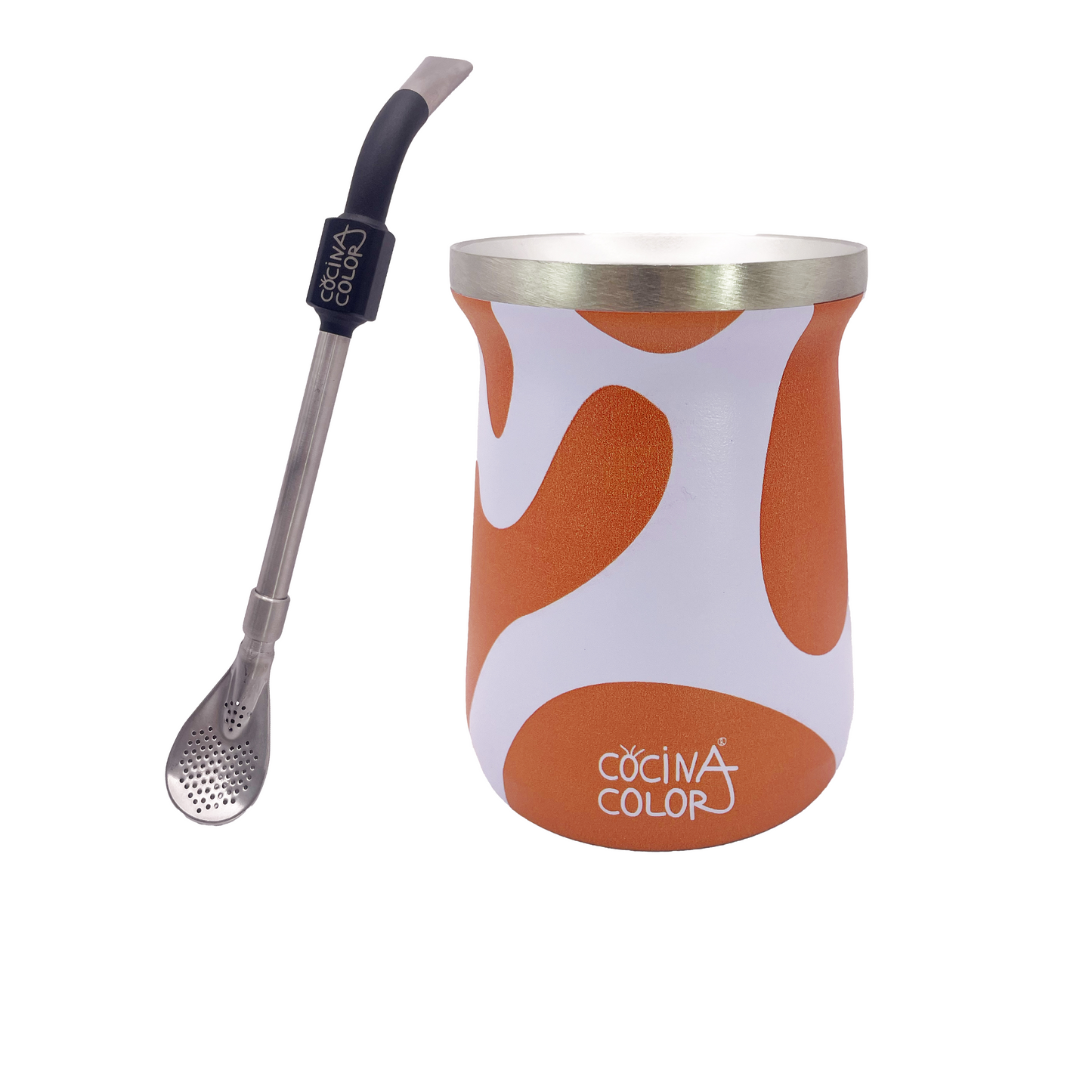 Pack Mate Color Wave Salmón + Bombilla Pro