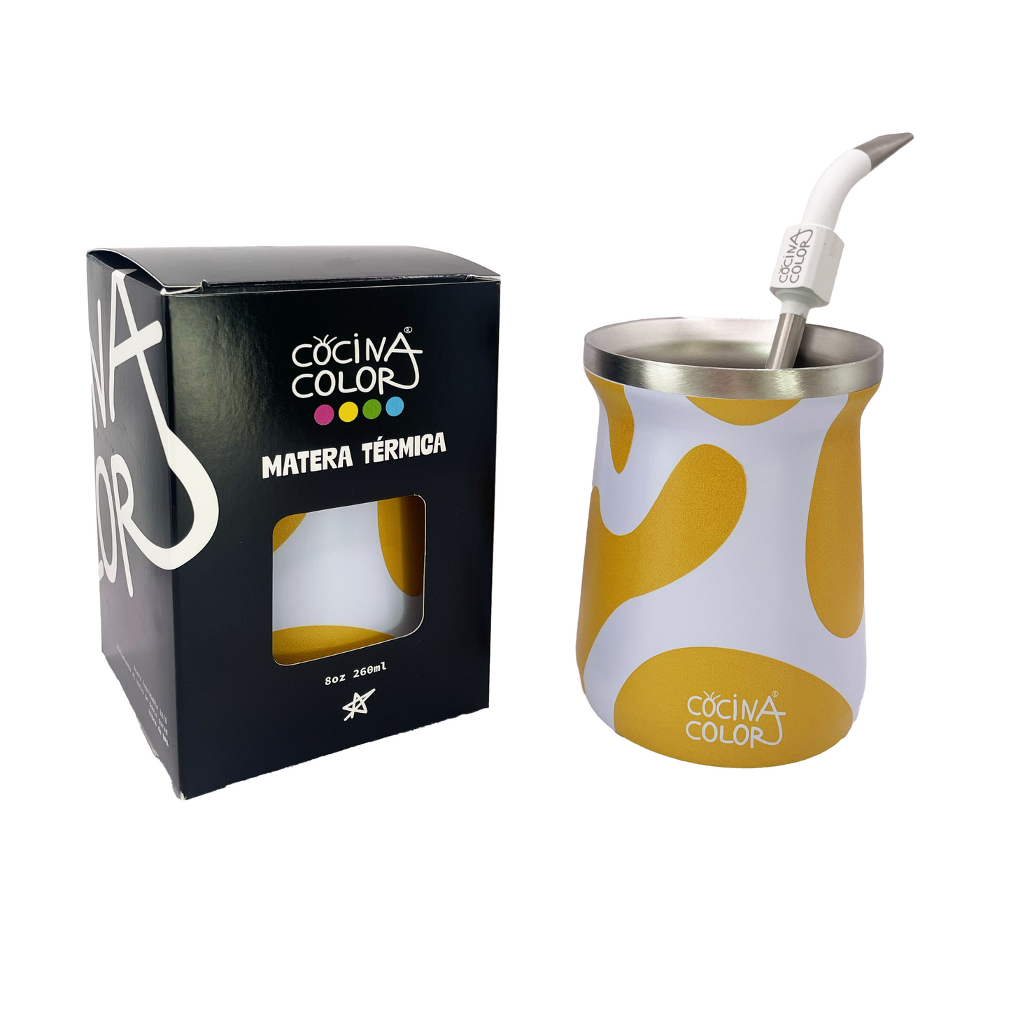 Pack Mate Color Wave Amarillo + Bombilla Pro
