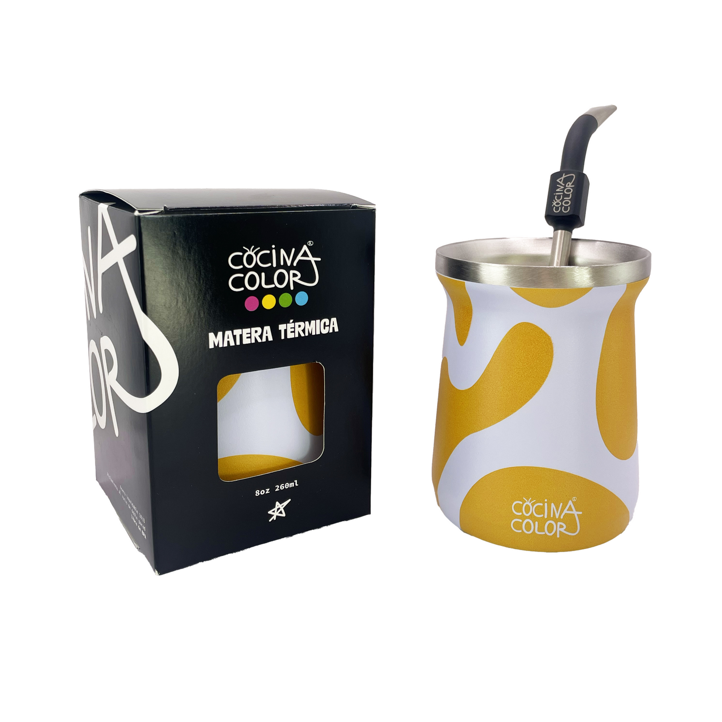 Pack Mate Color Wave Amarillo + Bombilla Pro