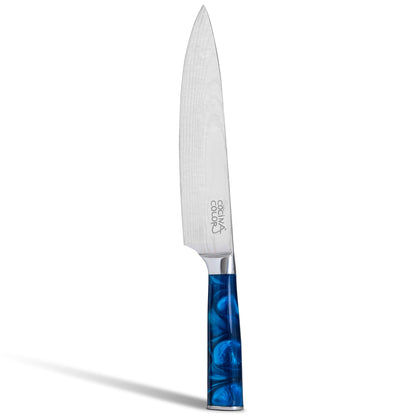 Cuchillo Acero Inoxidable Multiuso - Celeste + Funda de REGALO